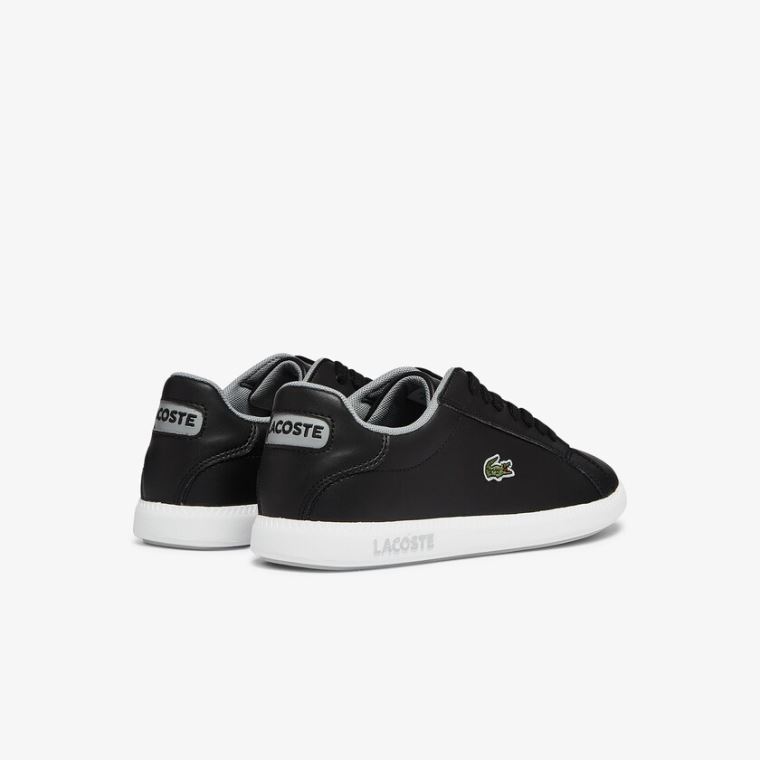 Lacoste Graduate Szintetikus Sneakers Fekete | taZGJj3H