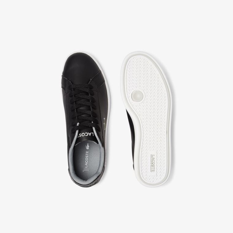 Lacoste Graduate Szintetikus Sneakers Fekete | taZGJj3H