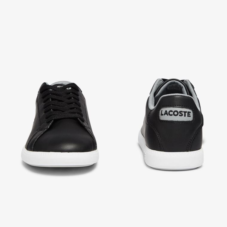 Lacoste Graduate Szintetikus Sneakers Fekete | taZGJj3H