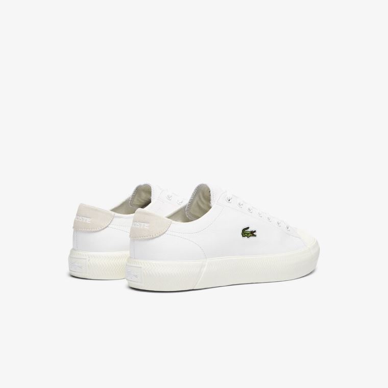 Lacoste Gripshot Bőr Sneakers Fehér Szürke | wjIIrMIl