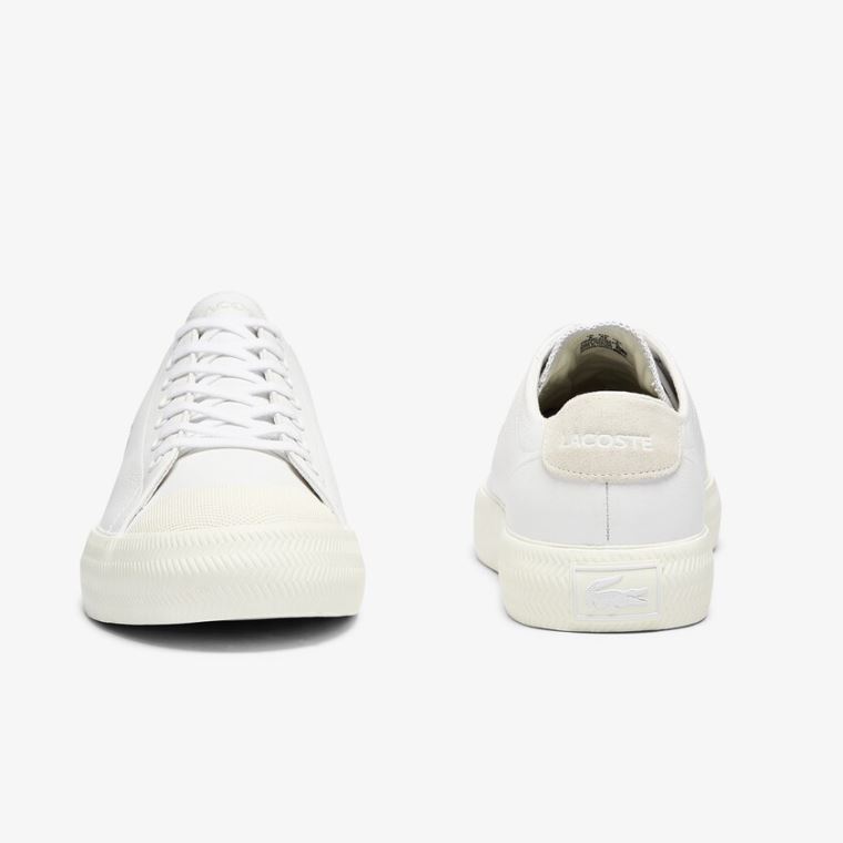 Lacoste Gripshot Bőr Sneakers Fehér Szürke | wjIIrMIl