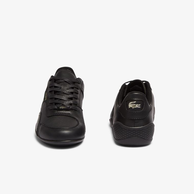 Lacoste Hapona Bőr and Szintetikus Sneakers Fekete | U8zOqQov