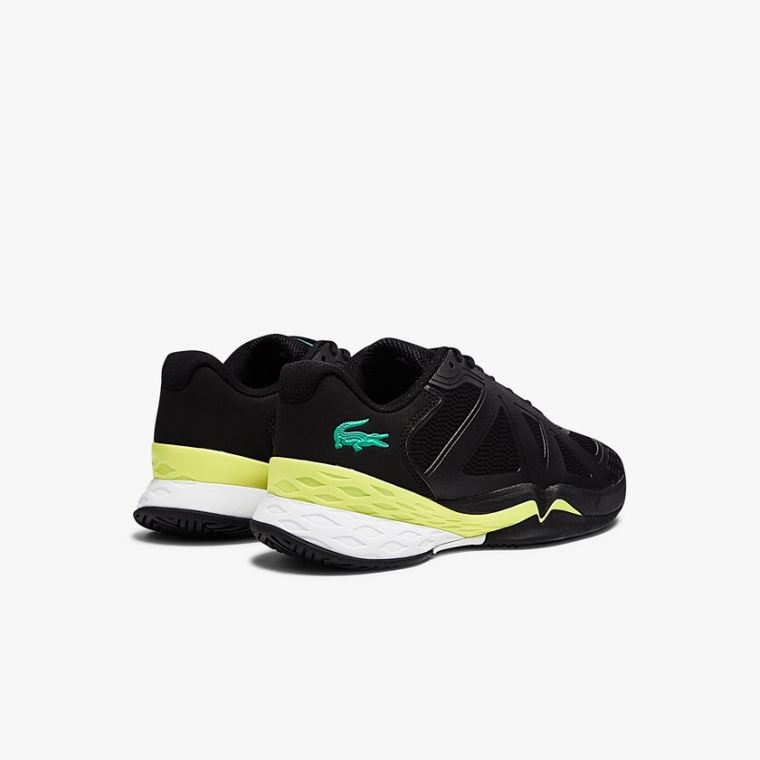 Lacoste LC Scale II Textil Sneakers Fekete Világos Sárga | hDDwHlFn