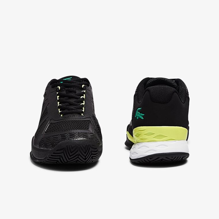 Lacoste LC Scale II Textil Sneakers Fekete Világos Sárga | hDDwHlFn