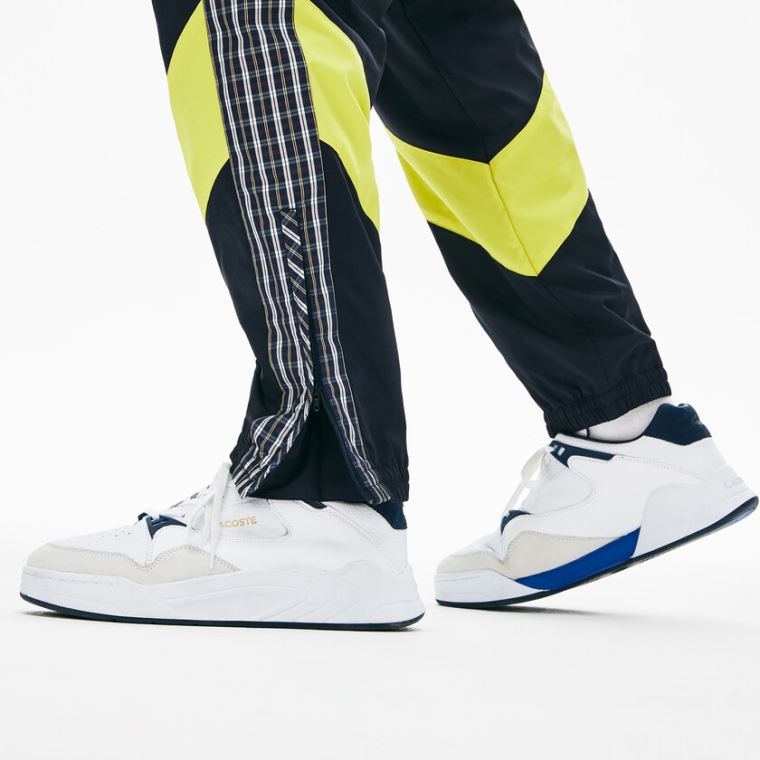 Lacoste LIVE Patchwork Trackpants Kék Sárga Fehér | eCUI5rjw