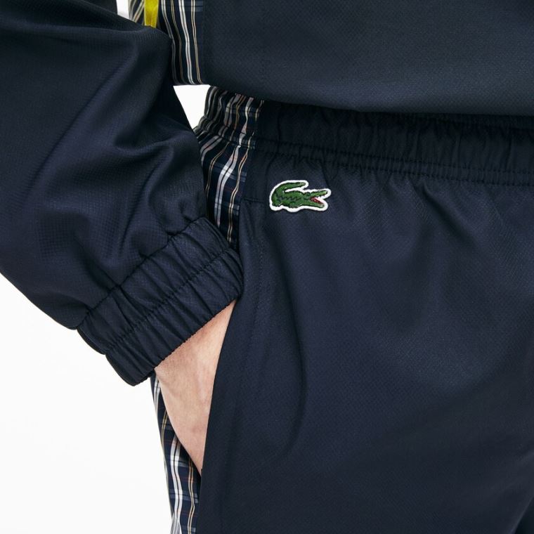 Lacoste LIVE Patchwork Trackpants Kék Sárga Fehér | eCUI5rjw