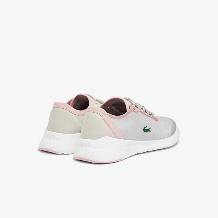 Lacoste LT Fit Szintetikus and Textil Sneakers Világos Szürke Világos Rózsaszín | CVxTywGW