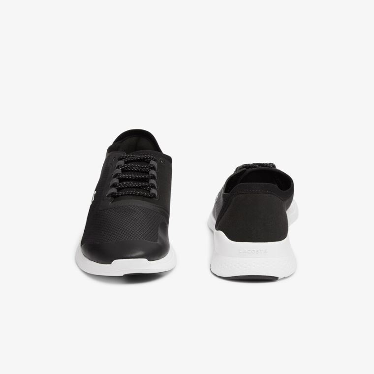 Lacoste LT Fit Textil Sneakers Fekete Fehér | 2st4qbAm