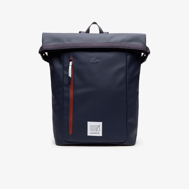 Lacoste L.12.12 Concept Backpack Sötétkék | UJkN7MJQ