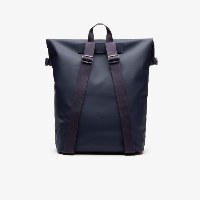 Lacoste L.12.12 Concept Backpack Sötétkék | UJkN7MJQ