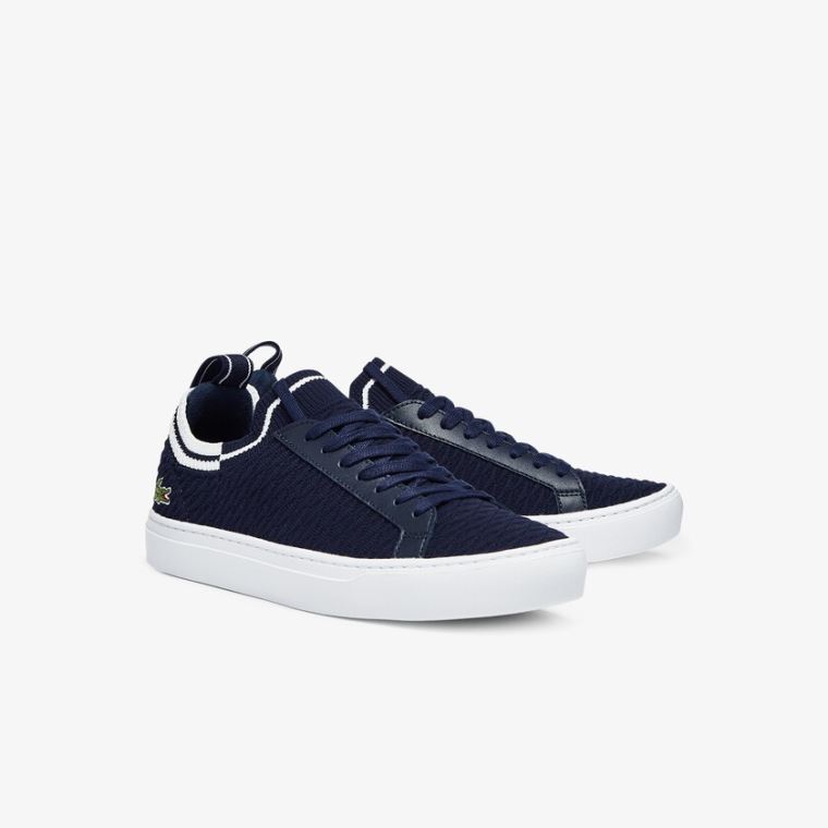 Lacoste La Piquée Textil Sneakers Sötétkék Fehér | 17eil0fq