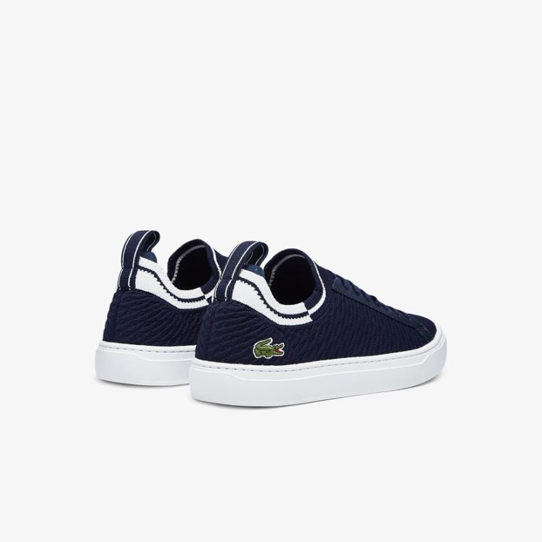 Lacoste La Piquée Textil Sneakers Sötétkék Fehér | 17eil0fq