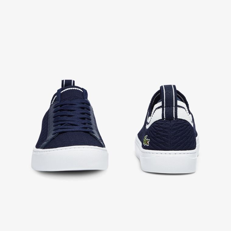 Lacoste La Piquée Textil Sneakers Sötétkék Fehér | 17eil0fq