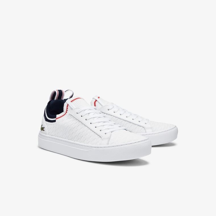 Lacoste La Piquée Textil Sneakers Fehér Bézs | Syc4okHr