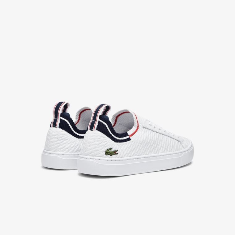 Lacoste La Piquée Textil Sneakers Fehér Bézs | Syc4okHr