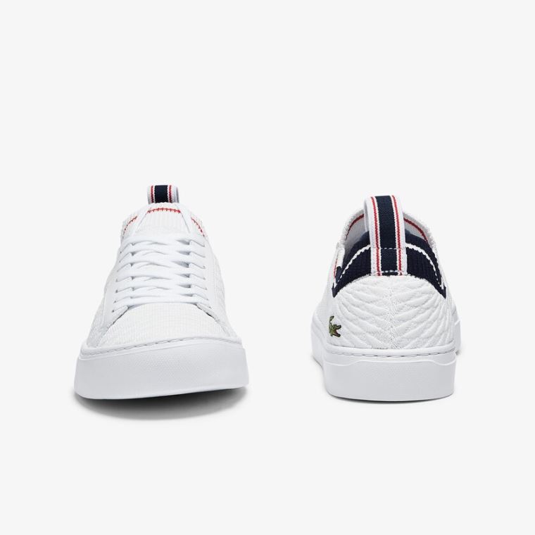 Lacoste La Piquée Textil Sneakers Fehér Bézs | Syc4okHr