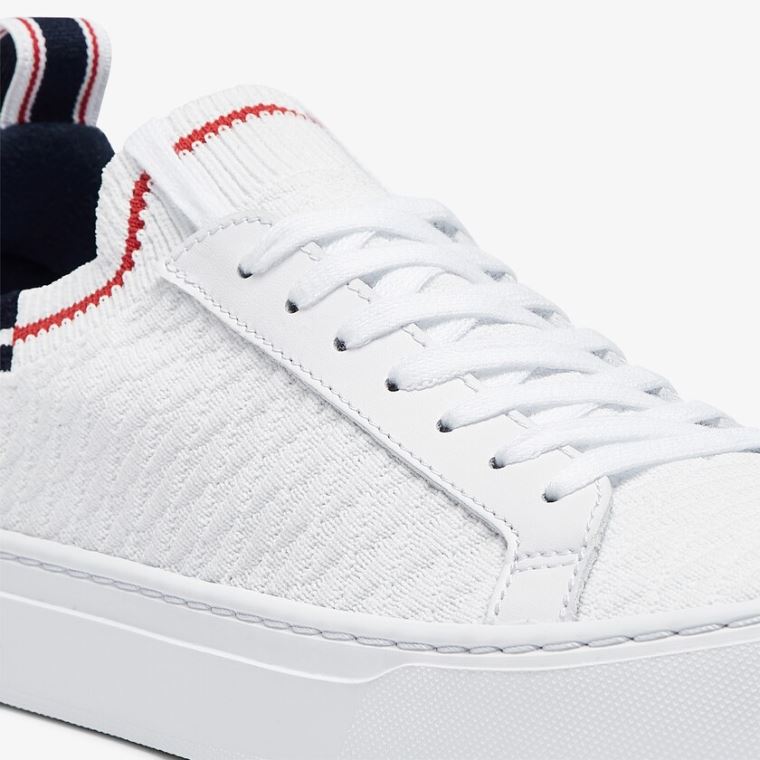 Lacoste La Piquée Textil Sneakers Fehér Bézs | Syc4okHr