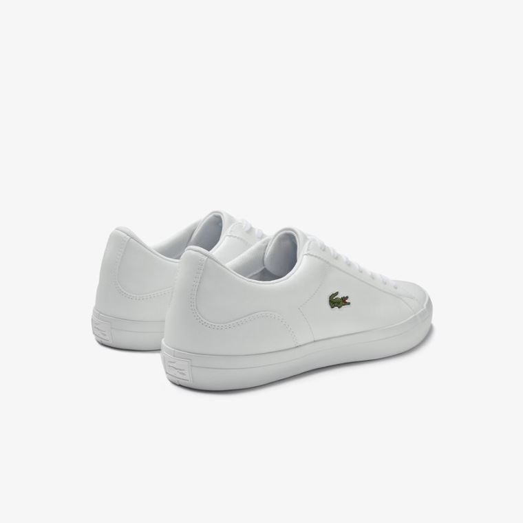 Lacoste Lerond Bőr Sneakers Fehér | wC9yixQa