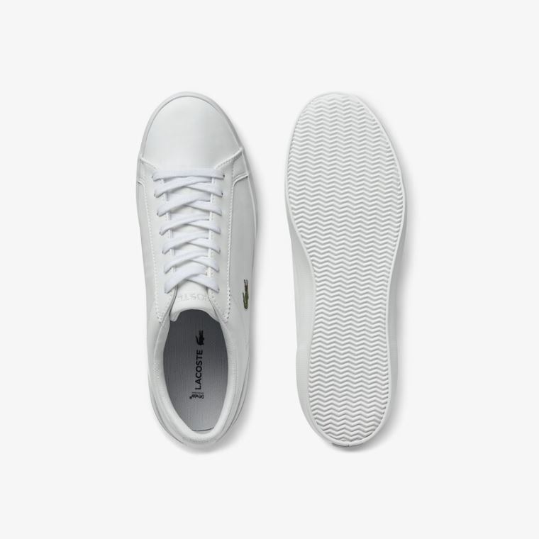 Lacoste Lerond Bőr Sneakers Fehér | wC9yixQa