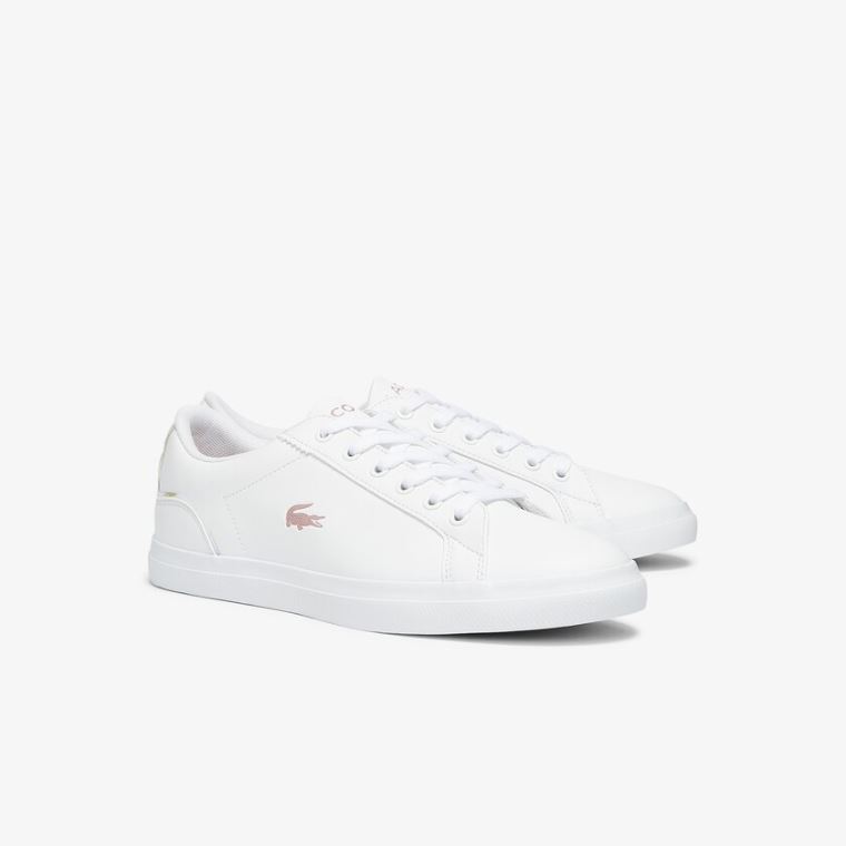 Lacoste Lerond Szintetikus Iridescent Sneakers Fehér Rózsaszín | SKox8Bis