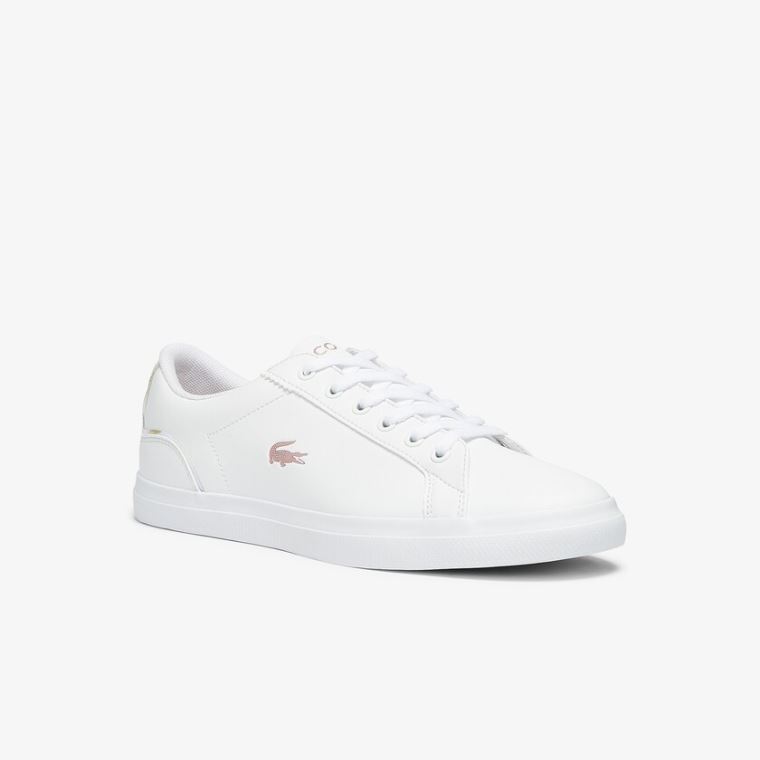 Lacoste Lerond Szintetikus Iridescent Sneakers Fehér Rózsaszín | SKox8Bis