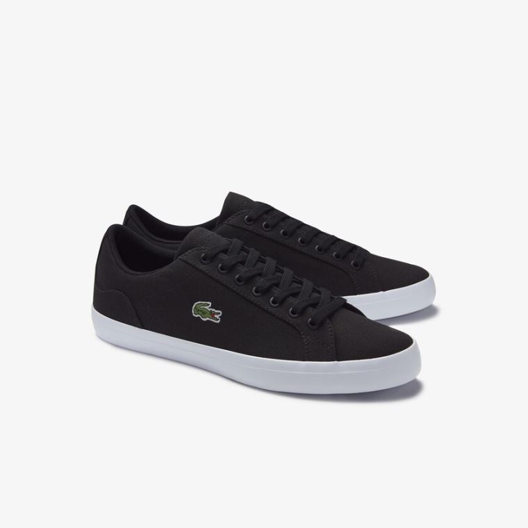 Lacoste Lerond Vászon Sneakers Fekete | WEW2BrB3