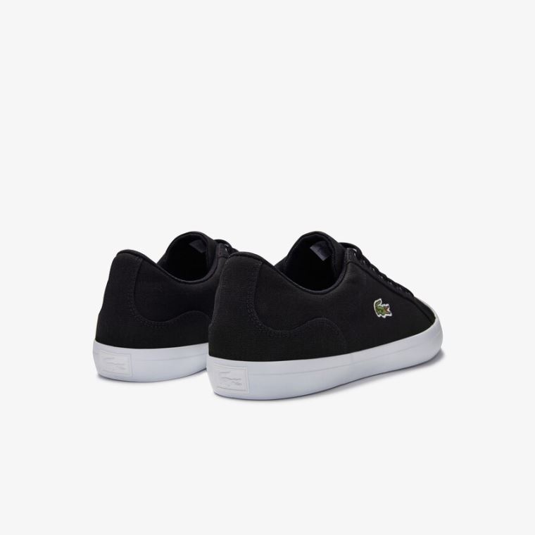 Lacoste Lerond Vászon Sneakers Fekete | WEW2BrB3