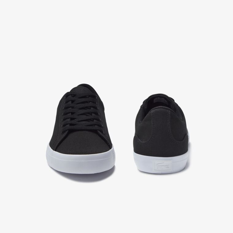 Lacoste Lerond Vászon Sneakers Fekete | WEW2BrB3