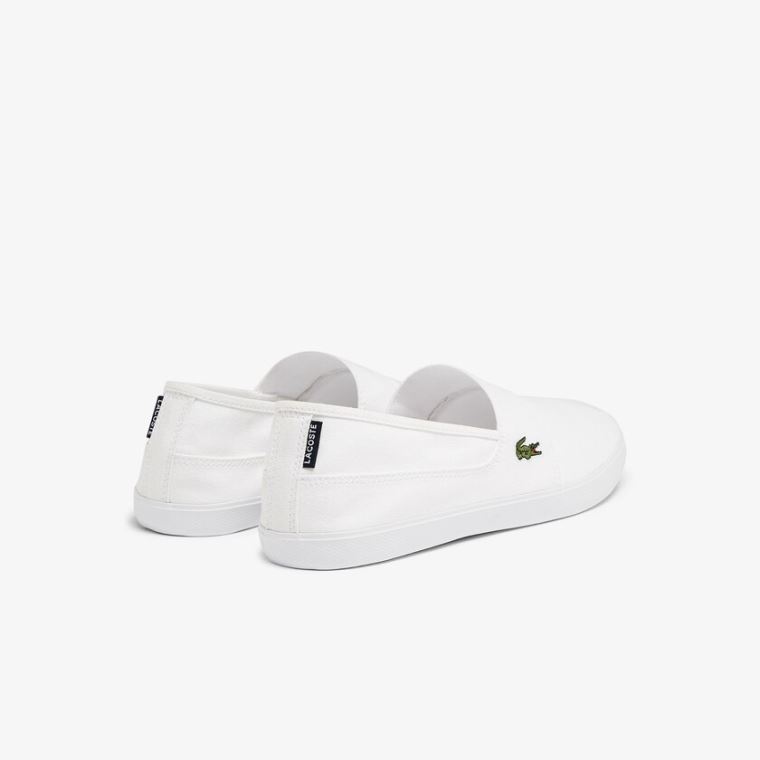 Lacoste Marice Vászon Slip-ons Fehér | LVIQcE7p