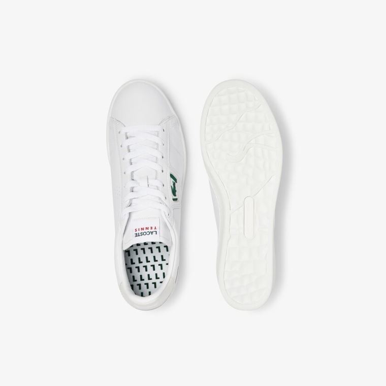 Lacoste Masters Classic Bőr Sneakers Fehér Szürke | 22NvYVeV