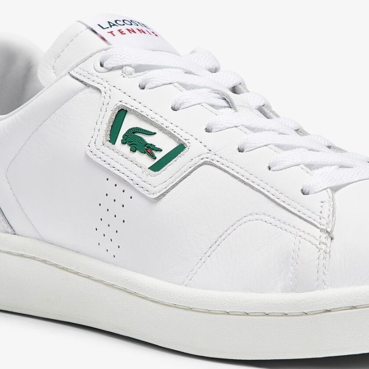 Lacoste Masters Classic Bőr Sneakers Fehér Szürke | 22NvYVeV