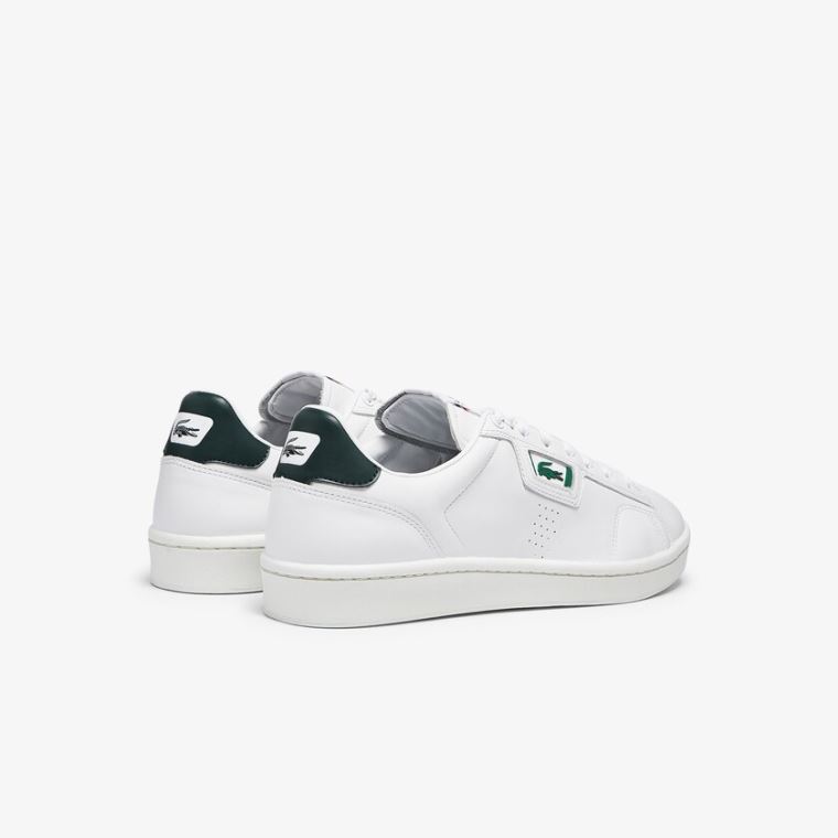 Lacoste Masters Classic Bőr Sneakers Fehér Sötétzöld | 24OWQDdy