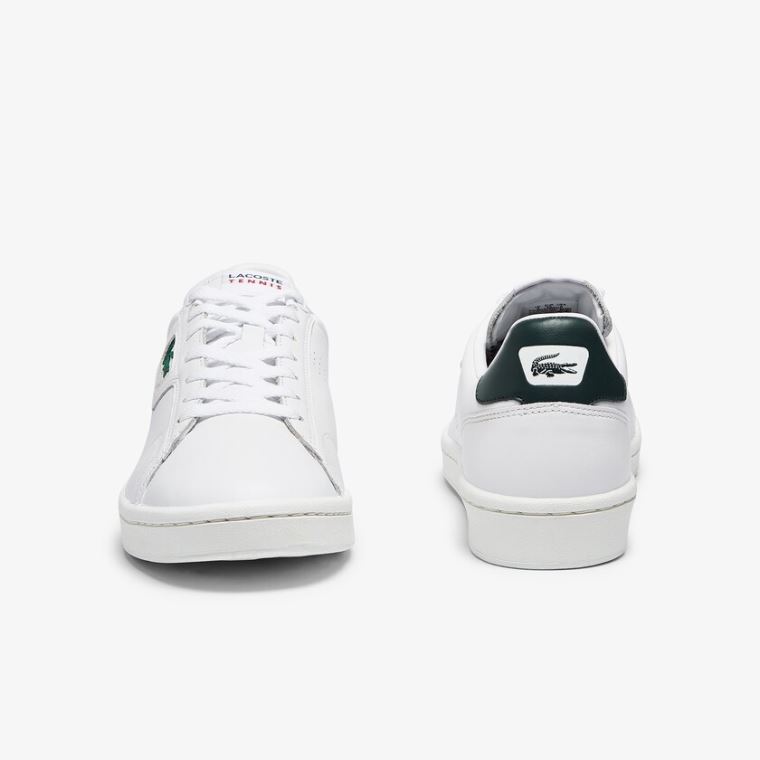 Lacoste Masters Classic Bőr Sneakers Fehér Sötétzöld | 24OWQDdy