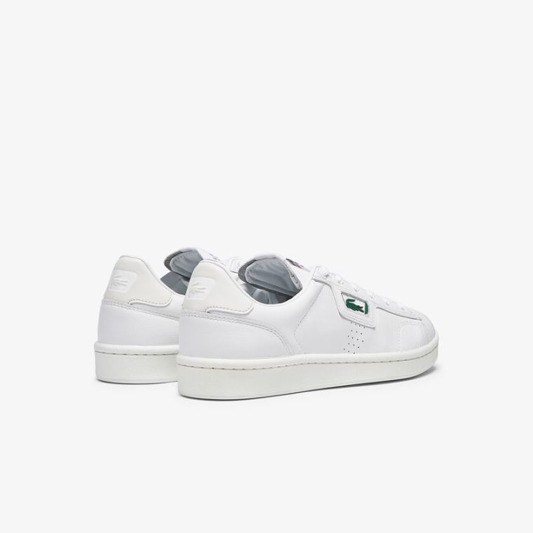 Lacoste Masters Classic Bőr Sneakers Fehér Szürke | RfRyEf7n