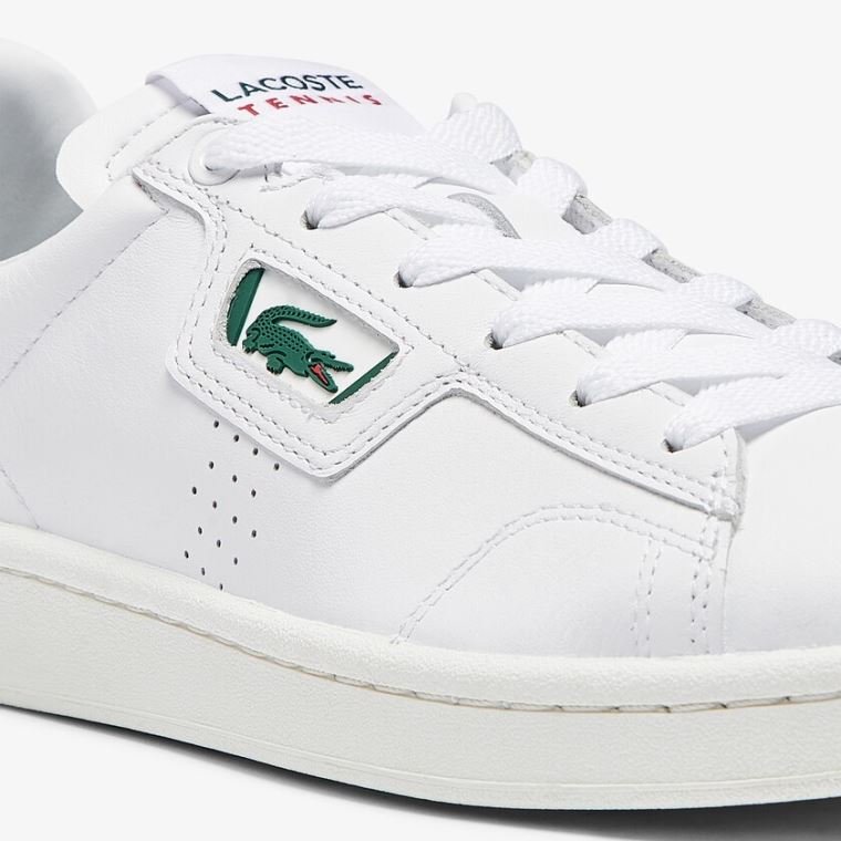 Lacoste Masters Classic Bőr Sneakers Fehér Szürke | RfRyEf7n