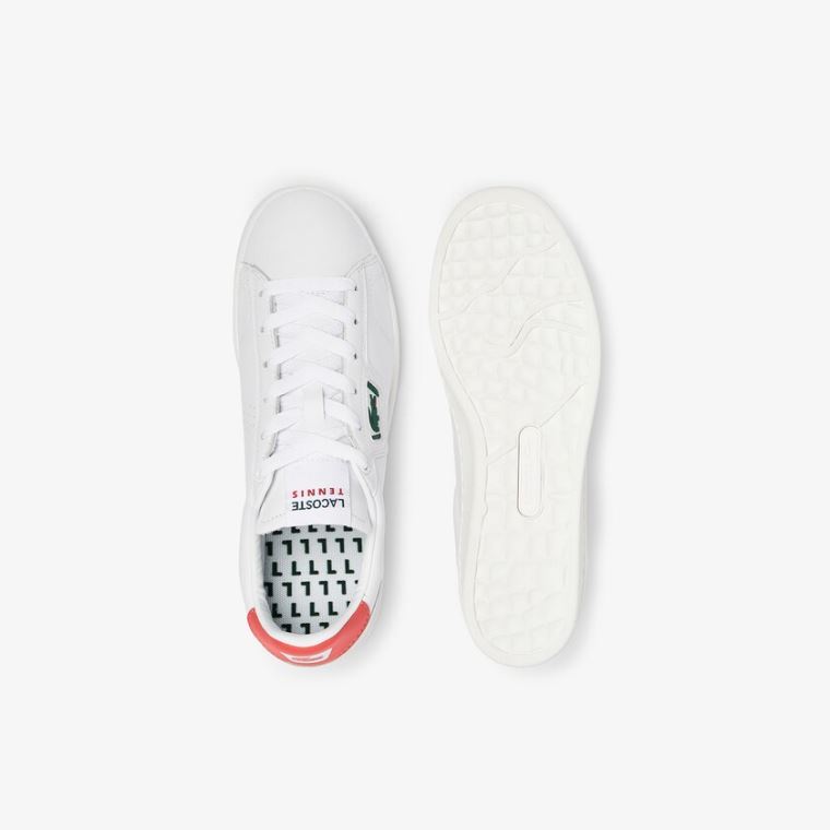 Lacoste Masters Classic Bőr Sneakers Fehér Bézs | Wu2H0ayp