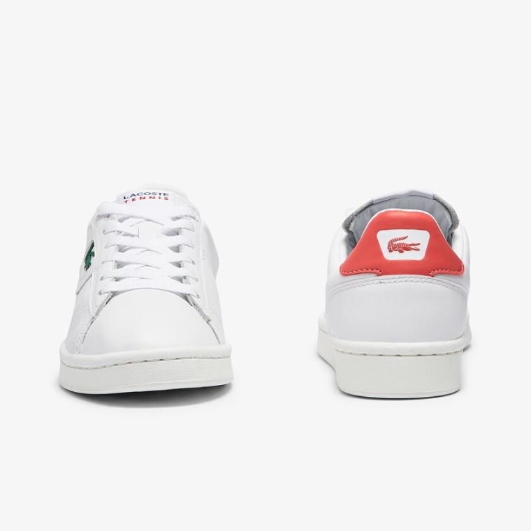 Lacoste Masters Classic Bőr Sneakers Fehér Bézs | Wu2H0ayp