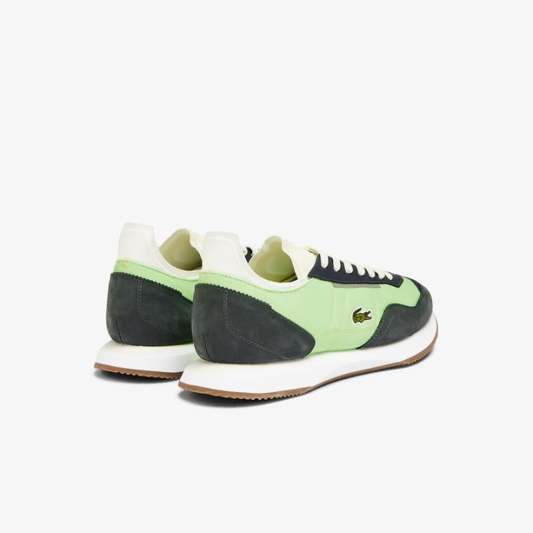 Lacoste Match Break Textil Sneakers Olivazöld Világos Zöld | neF6Ped0