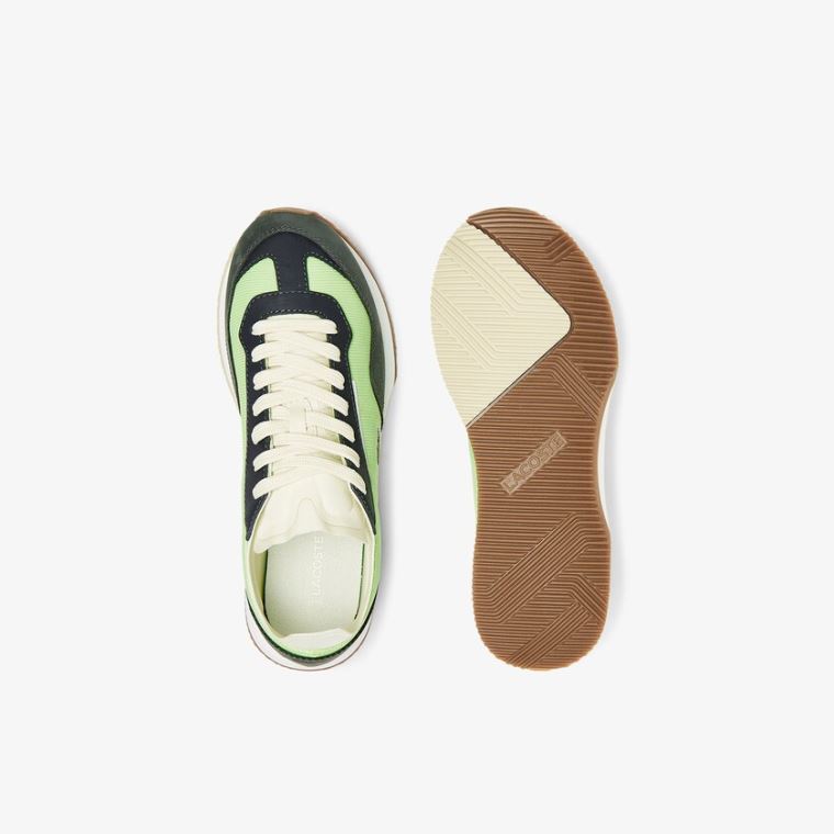 Lacoste Match Break Textil Sneakers Olivazöld Világos Zöld | neF6Ped0