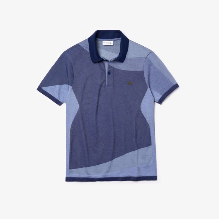 Lacoste Motion Ergonomic Polo Shirt Sötétkék Kék Lila | BP4nlvB4