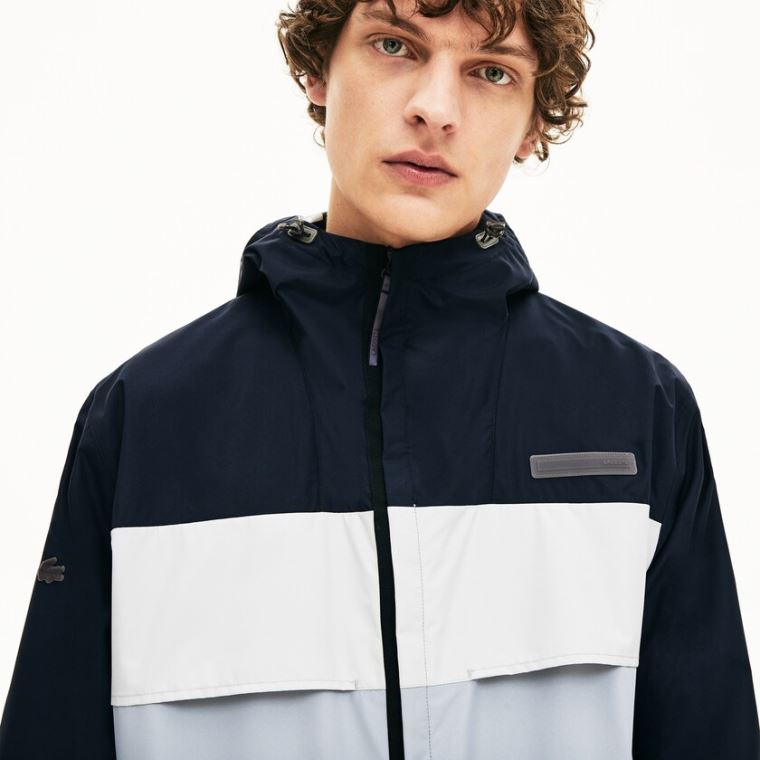 Lacoste Motion Packable Crease-Proof Parka Sötétszürke Szürke | QfXfLNqd