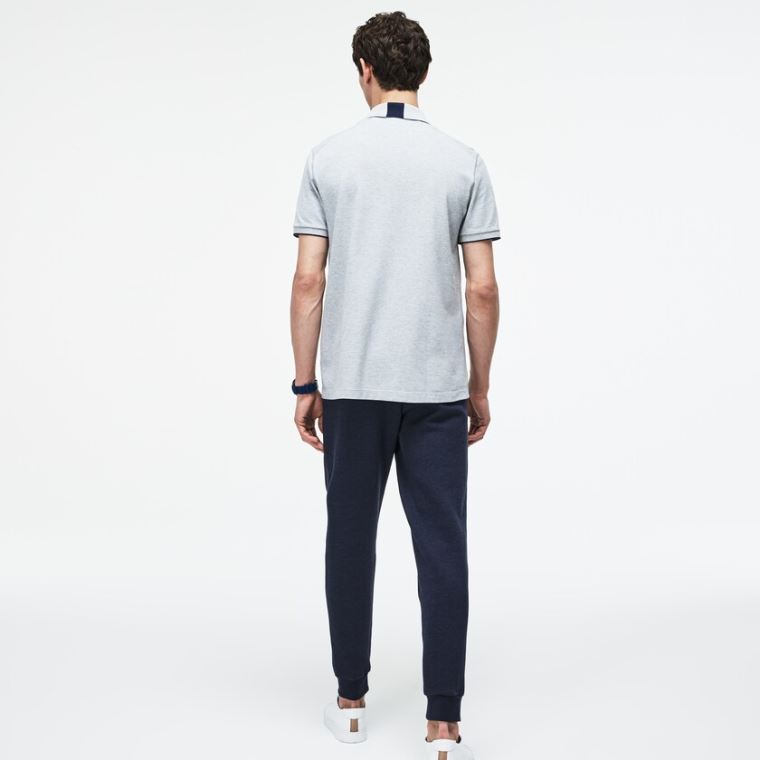 Lacoste Motion Pamut And Wool Fleece Sweatpants Kék | 5DKKmqnI