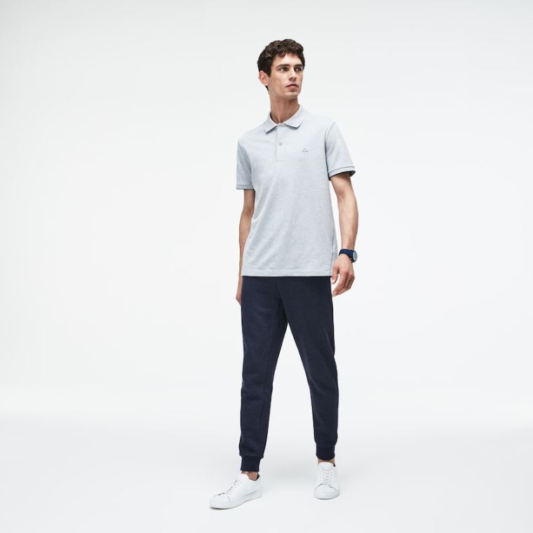 Lacoste Motion Pamut And Wool Fleece Sweatpants Kék | 5DKKmqnI