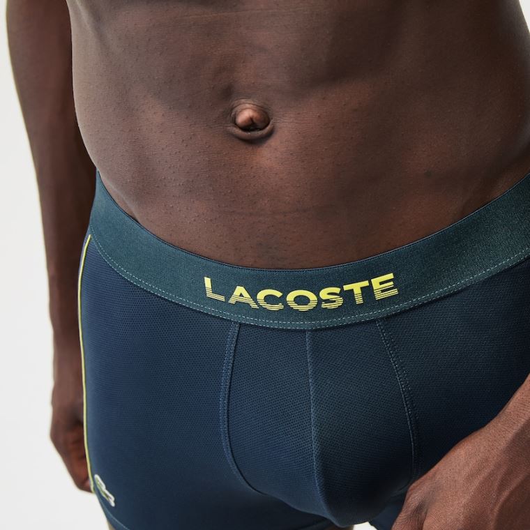 Lacoste Motion Technical Piqué Boxer Briefs Kék | oDjxxeb6