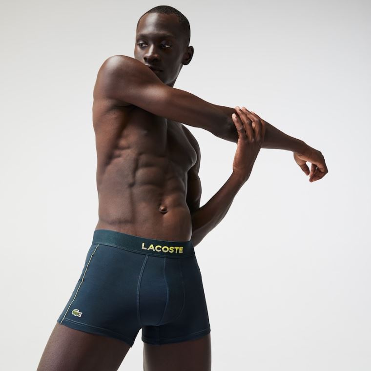 Lacoste Motion Technical Piqué Boxer Briefs Kék | oDjxxeb6