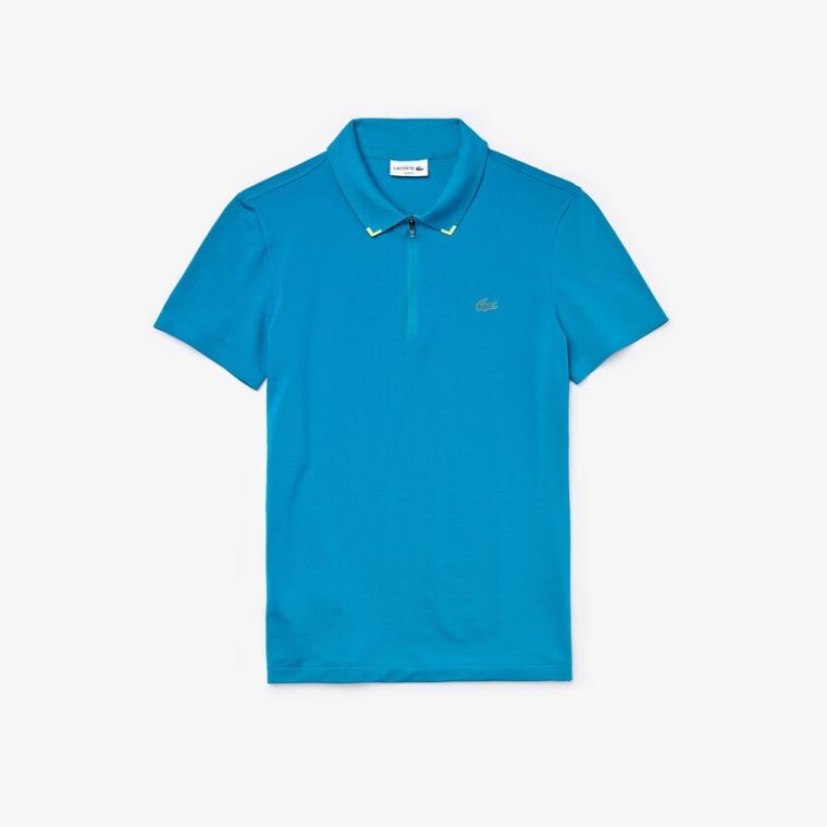 Lacoste Motion Ultra-Könnyű Pamut Polo Kék Sárga | 2kBd2eF5