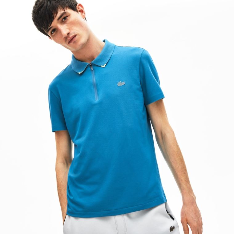 Lacoste Motion Ultra-Könnyű Pamut Polo Kék Sárga | 2kBd2eF5