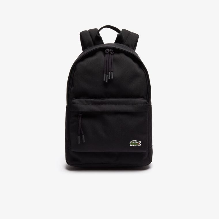 Lacoste Neocroc Small Vászon Backpack Fekete | gyKEuhrk