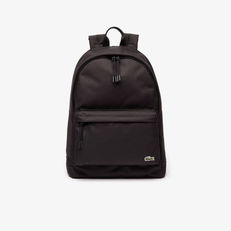 Lacoste Néocroc Vászon Backpack Fekete | 2jWZ9BLs