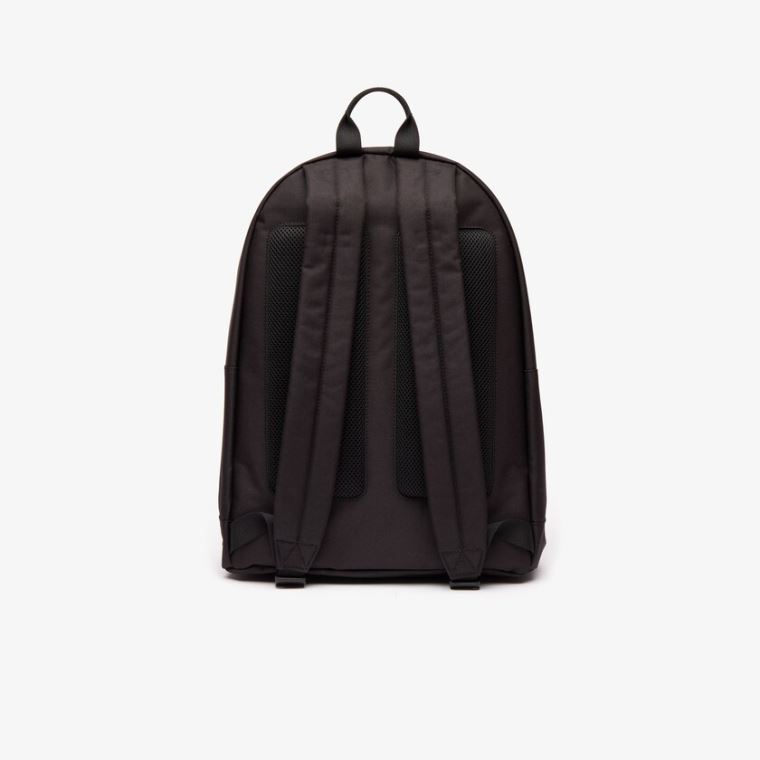 Lacoste Néocroc Vászon Backpack Fekete | 2jWZ9BLs